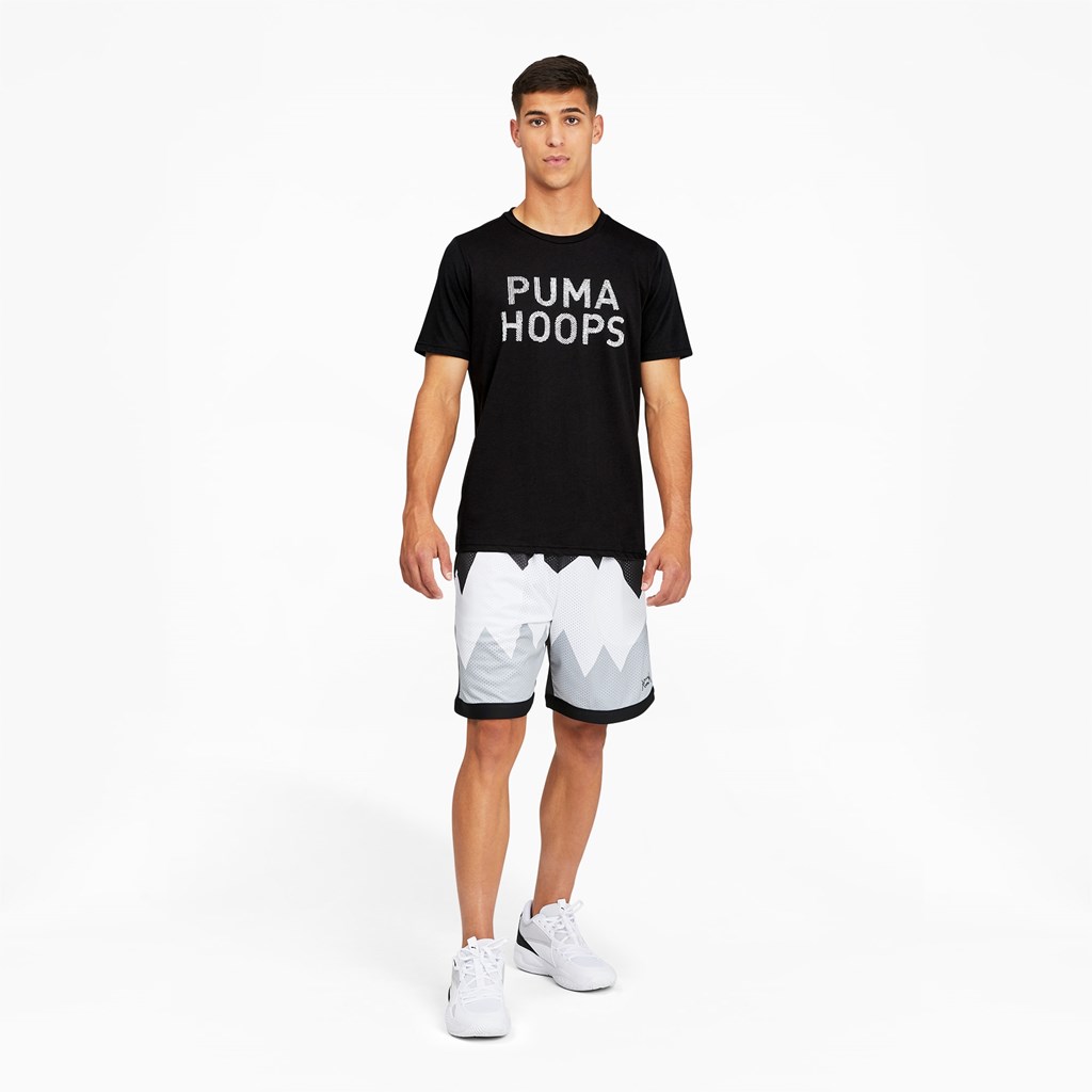 Puma All Tournament Basketball Løbe T-shirt Herre Sort | 370461PTS