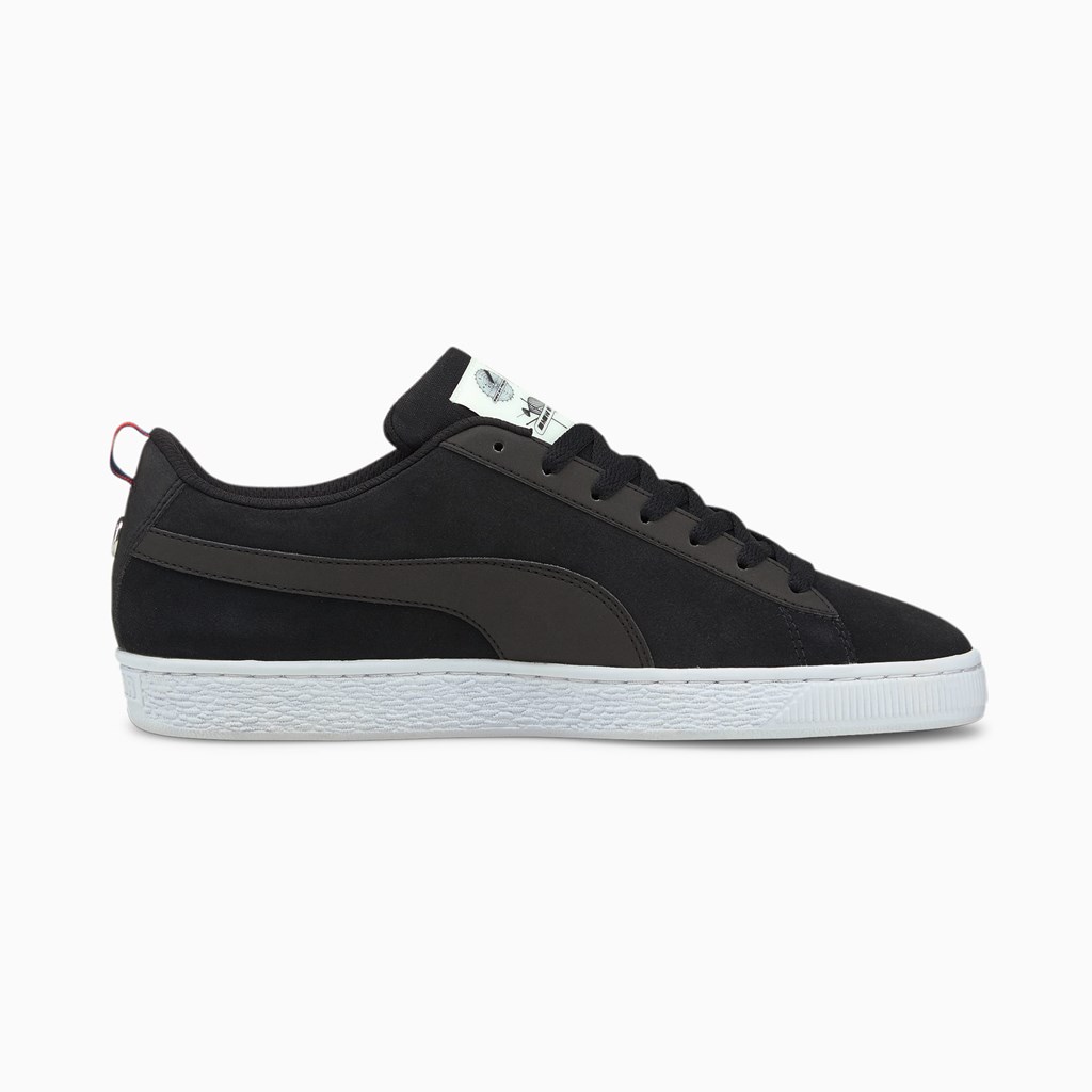 Puma BMW MMS Suede XXI Sneakers Herre Sort Hvide | WH2108475