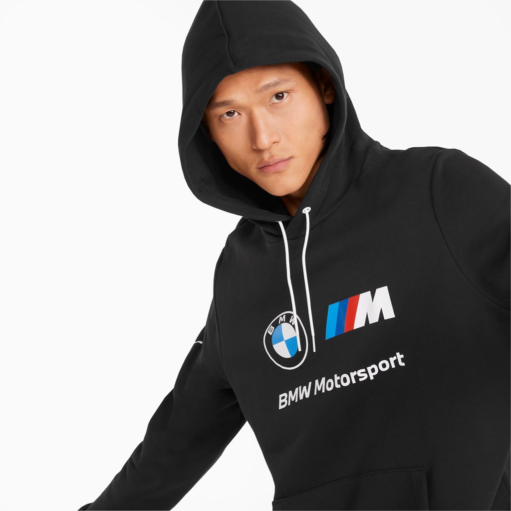 Puma BMW M Motorsport Essentials Trænings Hættetrøje Herre Sort | 620451EHD