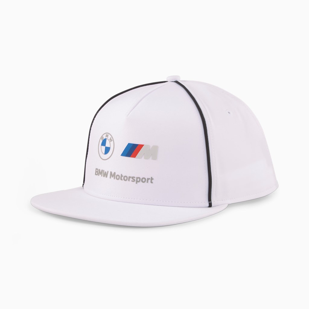 Puma BMW M Motorsport Flade Brim Hat Herre Hvide | 068125EWB