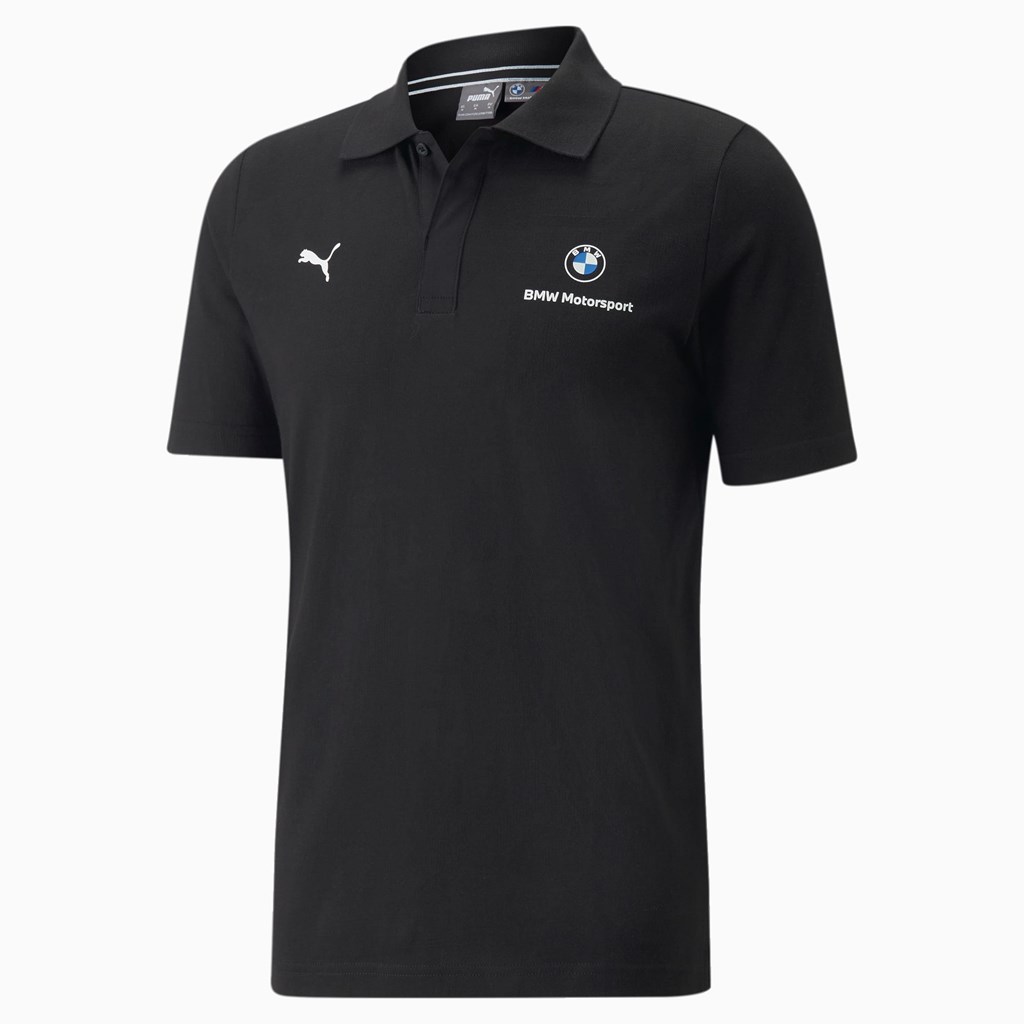 Puma BMW M Motorsport Jacquard Polo Shirt Herre Sort | 219805VGN