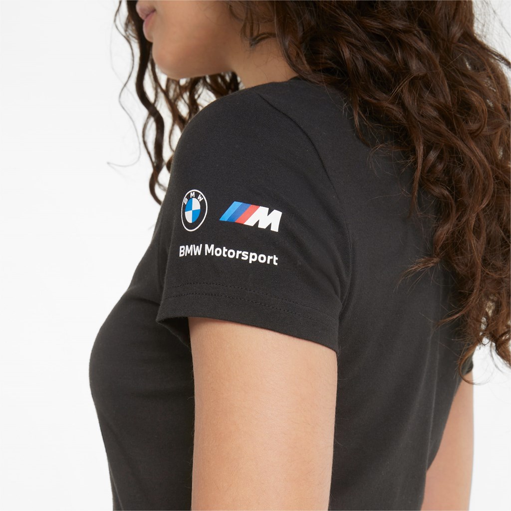 Puma BMW M Motorsport Statement Graphic Løbe T-shirt Dame Sort | 081674RYG