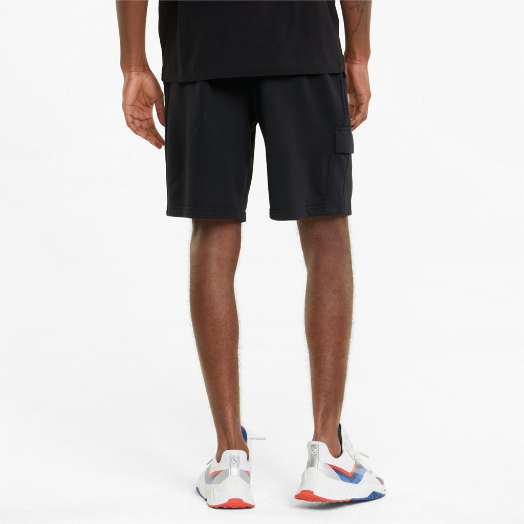 Puma BMW M Motorsport Statement Sweat Shorts Herre Sort | 083729JME