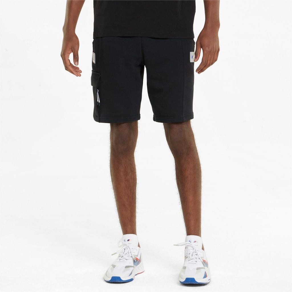 Puma BMW M Motorsport Statement Sweat Shorts Herre Sort | 083729JME