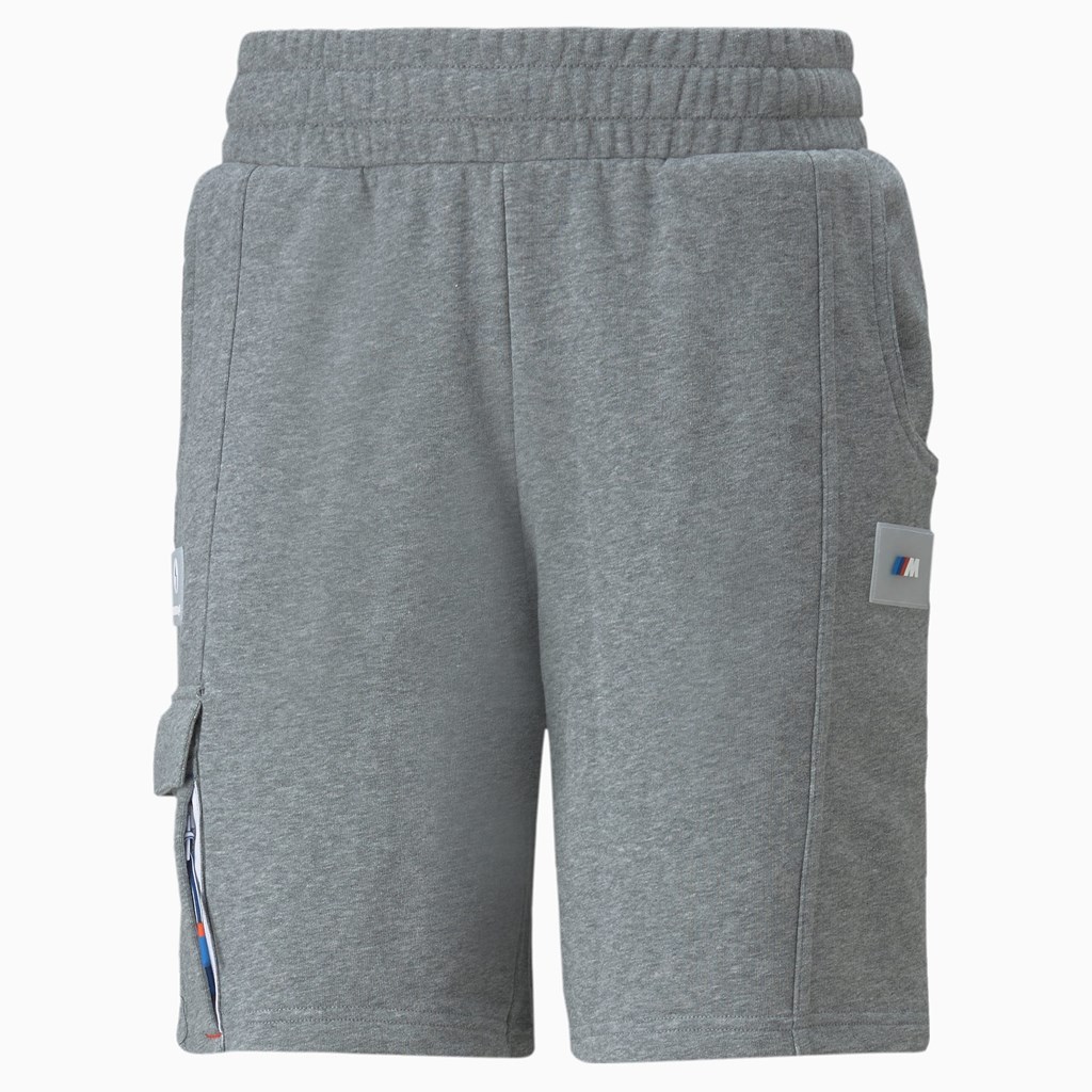 Puma BMW M Motorsport Statement Sweat Shorts Herre Medium Gray Heather | 863214VKL