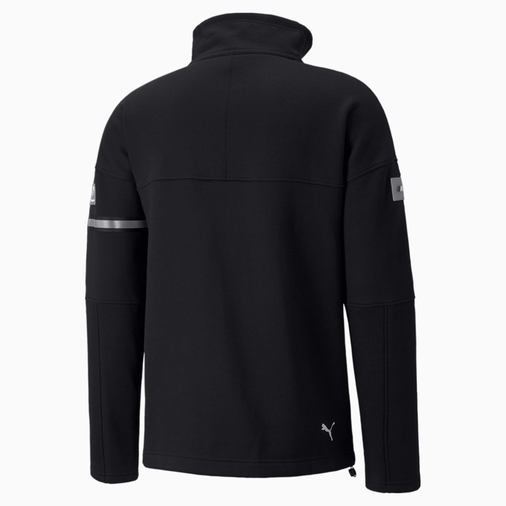 Puma BMW M Motorsport Street Moto Sweatshirt Herre Sort | XE9654207