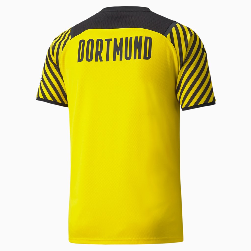 Puma BVB Home Replica Jersey Herre Gul Sort | 563901FHA