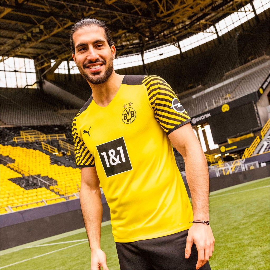 Puma BVB Home Replica Jersey Herre Gul Sort | 563901FHA