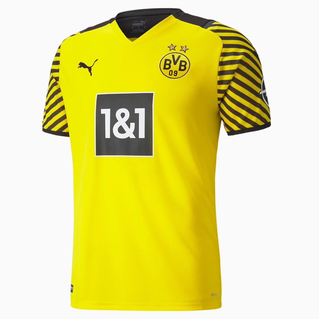 Puma BVB Home Replica Jersey Herre Gul Sort | 563901FHA