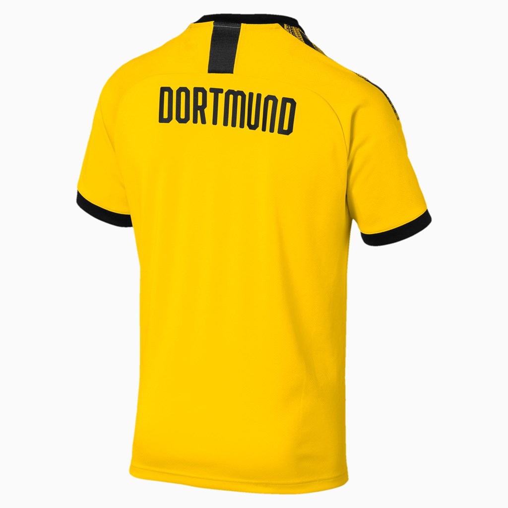 Puma BVB Home Replica Jersey Herre Gul Sort | 740391LQZ