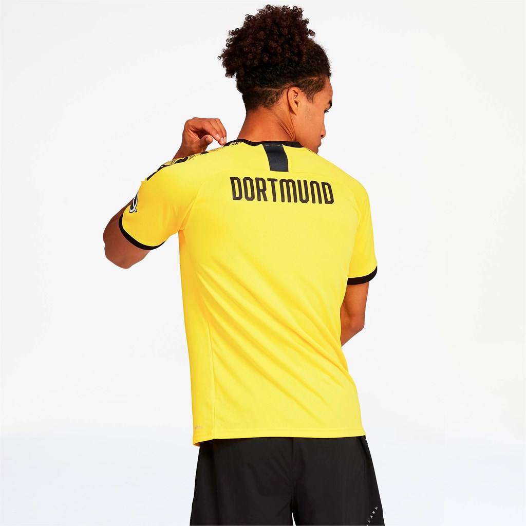 Puma BVB Home Replica Jersey Herre Gul Sort | 740391LQZ