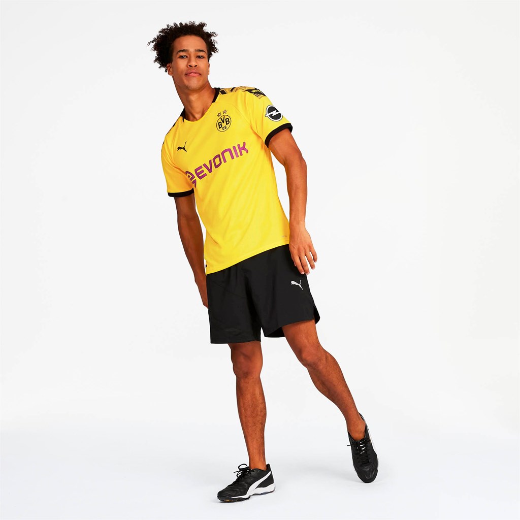 Puma BVB Home Replica Jersey Herre Gul Sort | 740391LQZ