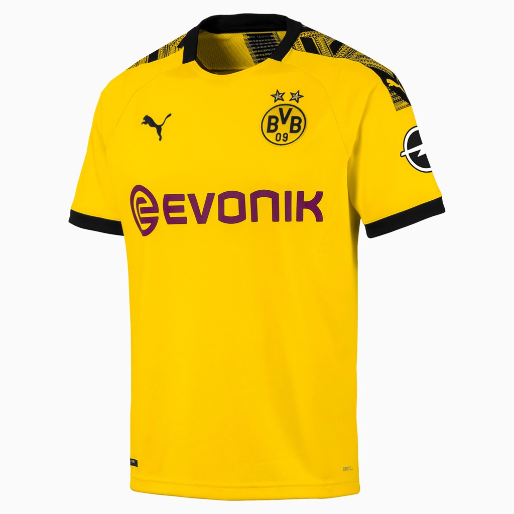 Puma BVB Home Replica Jersey Herre Gul Sort | 740391LQZ