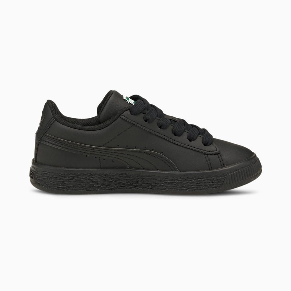 Puma Basket Classic XXI Little Sneakers Drenge Sort Sort | 098432URB