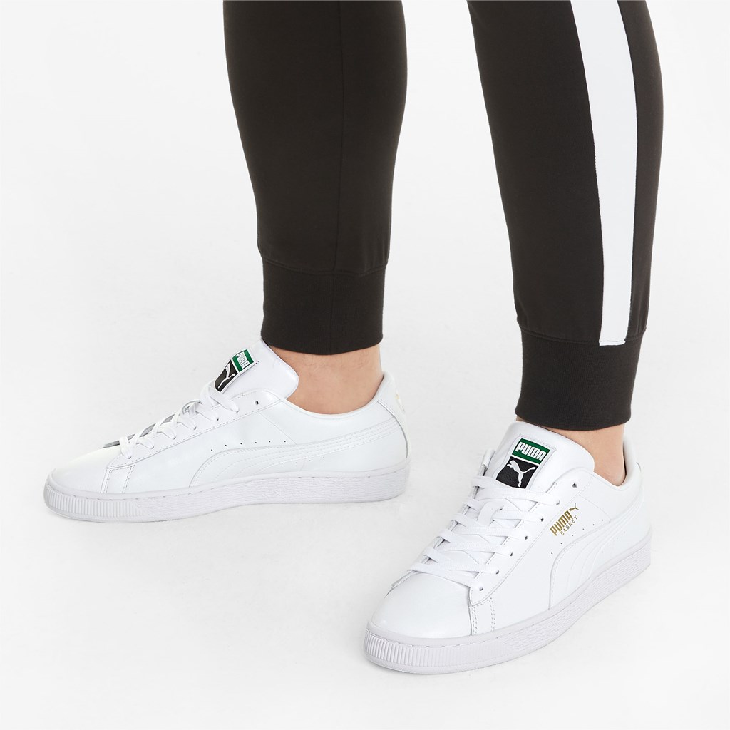 Puma Basket Classic XXI Sneakers Herre Hvide Hvide | LD1497826