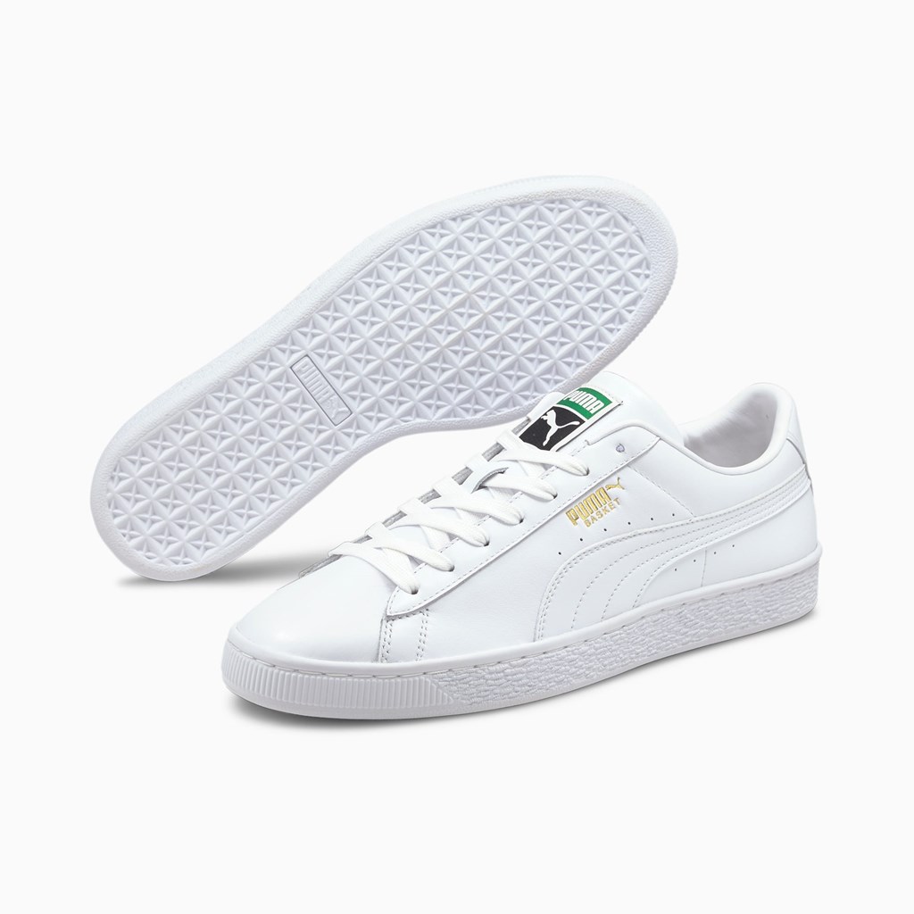 Puma Basket Classic XXI Sneakers Herre Hvide Hvide | LD1497826