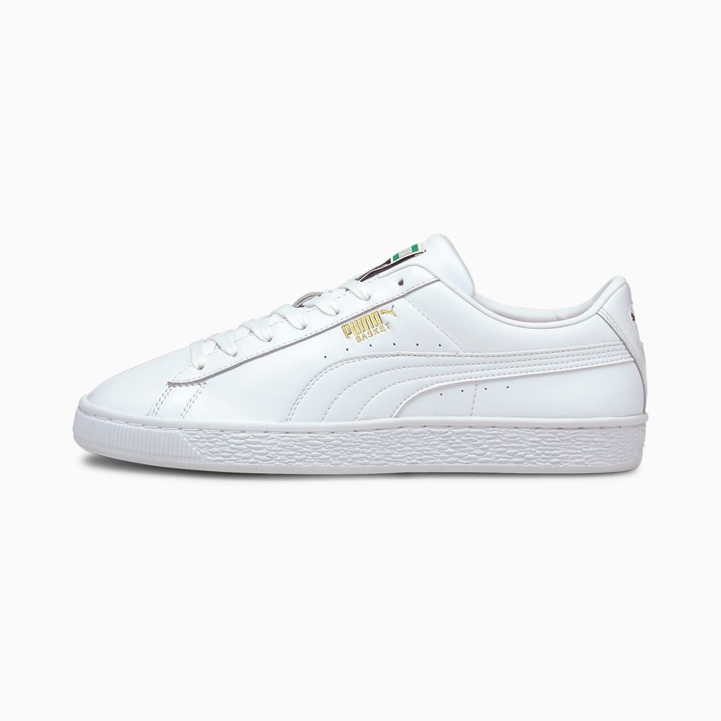 Puma Basket Classic XXI Sneakers Herre Hvide Hvide | LD1497826