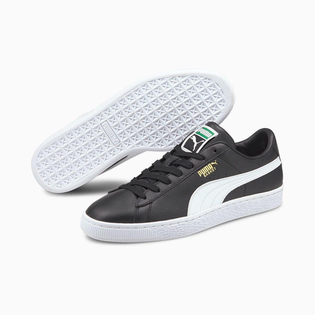 Puma Basket Classic XXI Sneakers Herre Sort Hvide | WQ7283491