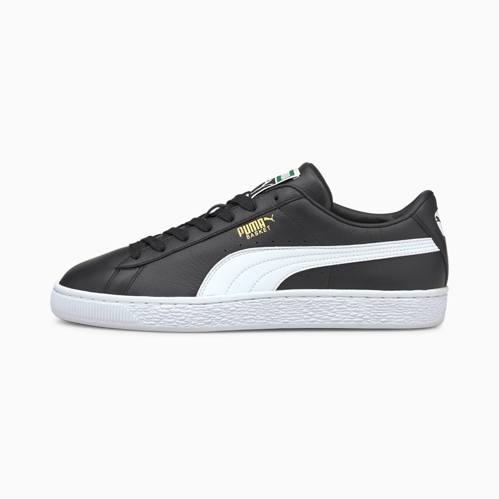 Puma Basket Classic XXI Sneakers Herre Sort Hvide | WQ7283491