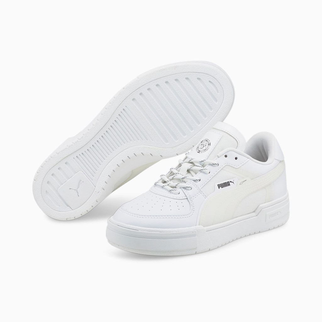 Puma CA Pro Tech LS JR Sneakers Drenge Hvide Hvide | 680127FDK