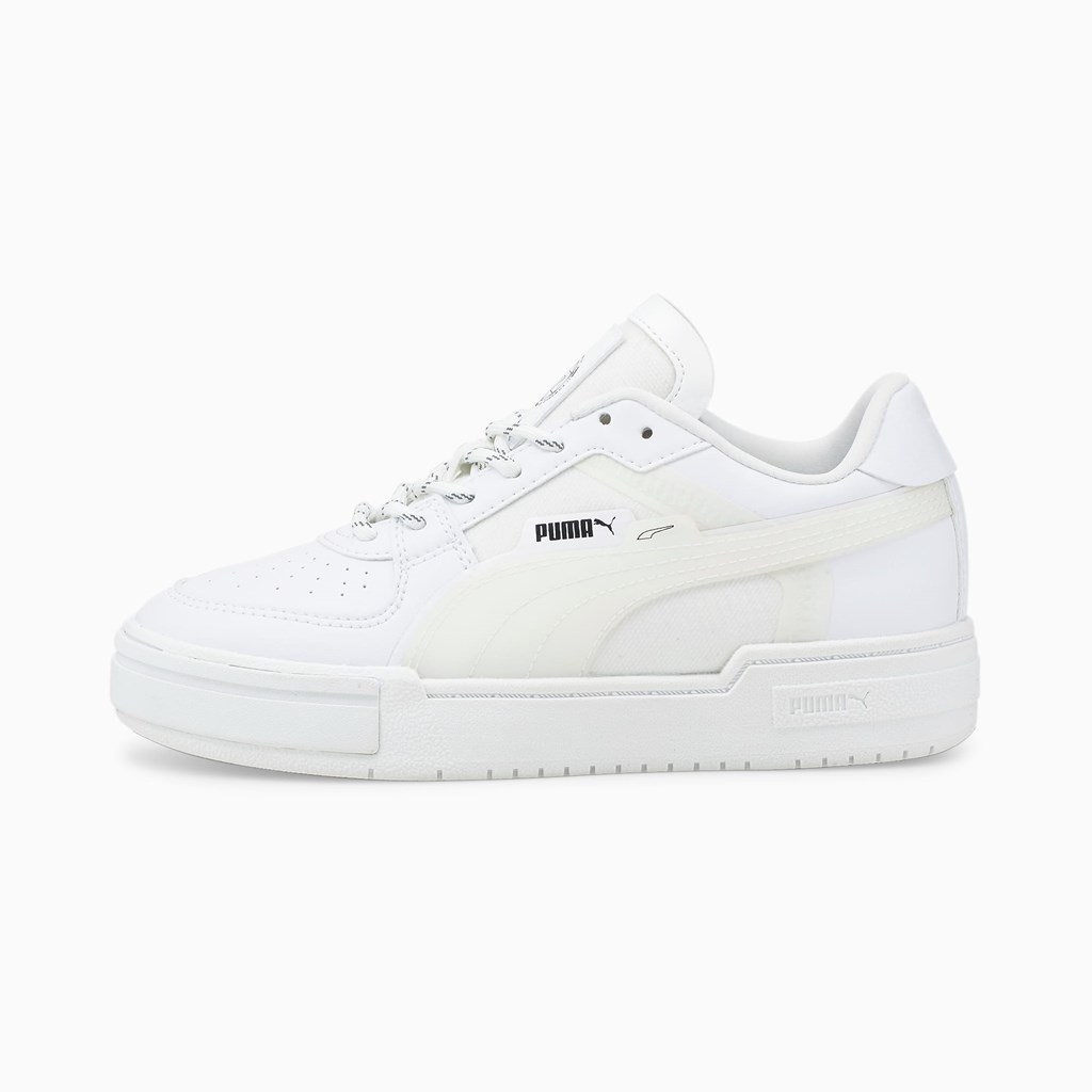 Puma CA Pro Tech LS JR Sneakers Drenge Hvide Hvide | 680127FDK