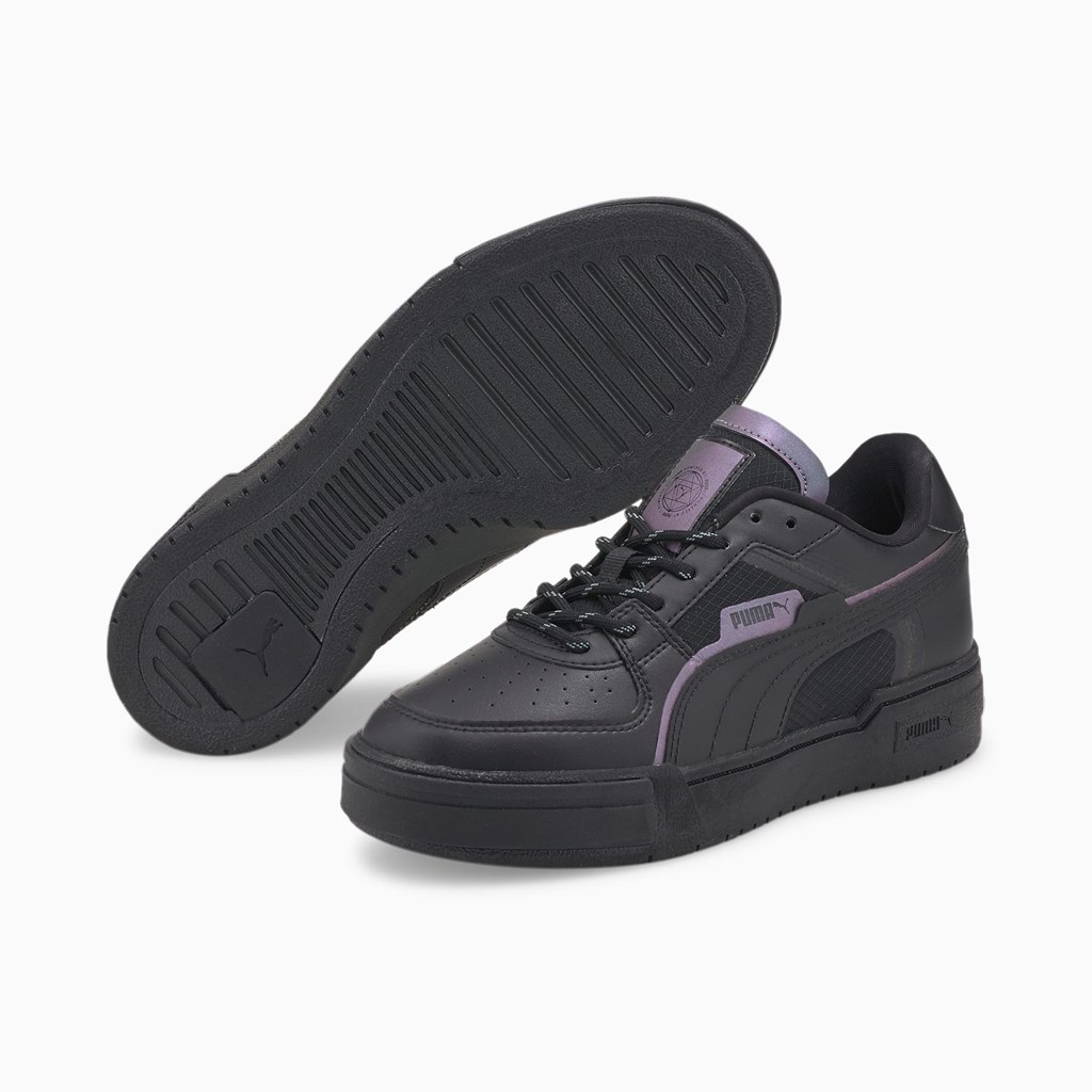 Puma CA Pro Tech LS JR Sneakers Drenge Sort Sort | 519024TLC