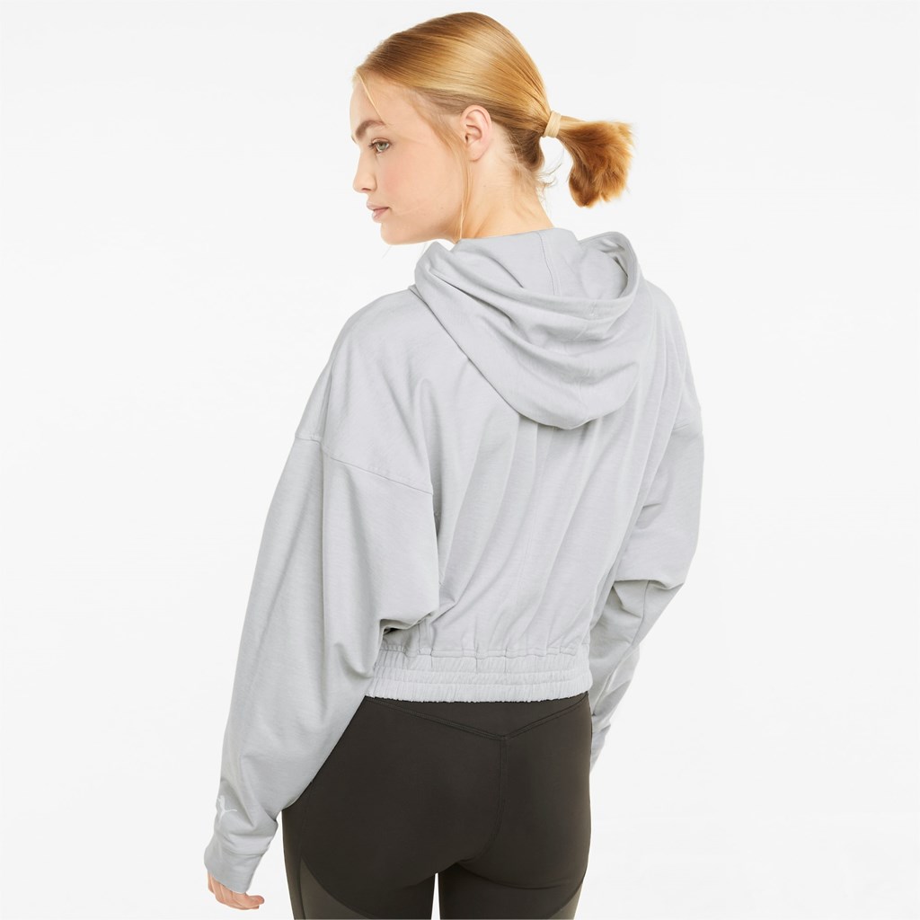 Puma CLOUDSPUN Full-Zip Trænings Hættetrøje Dame Nimbus Cloud Heather | 102653XYV