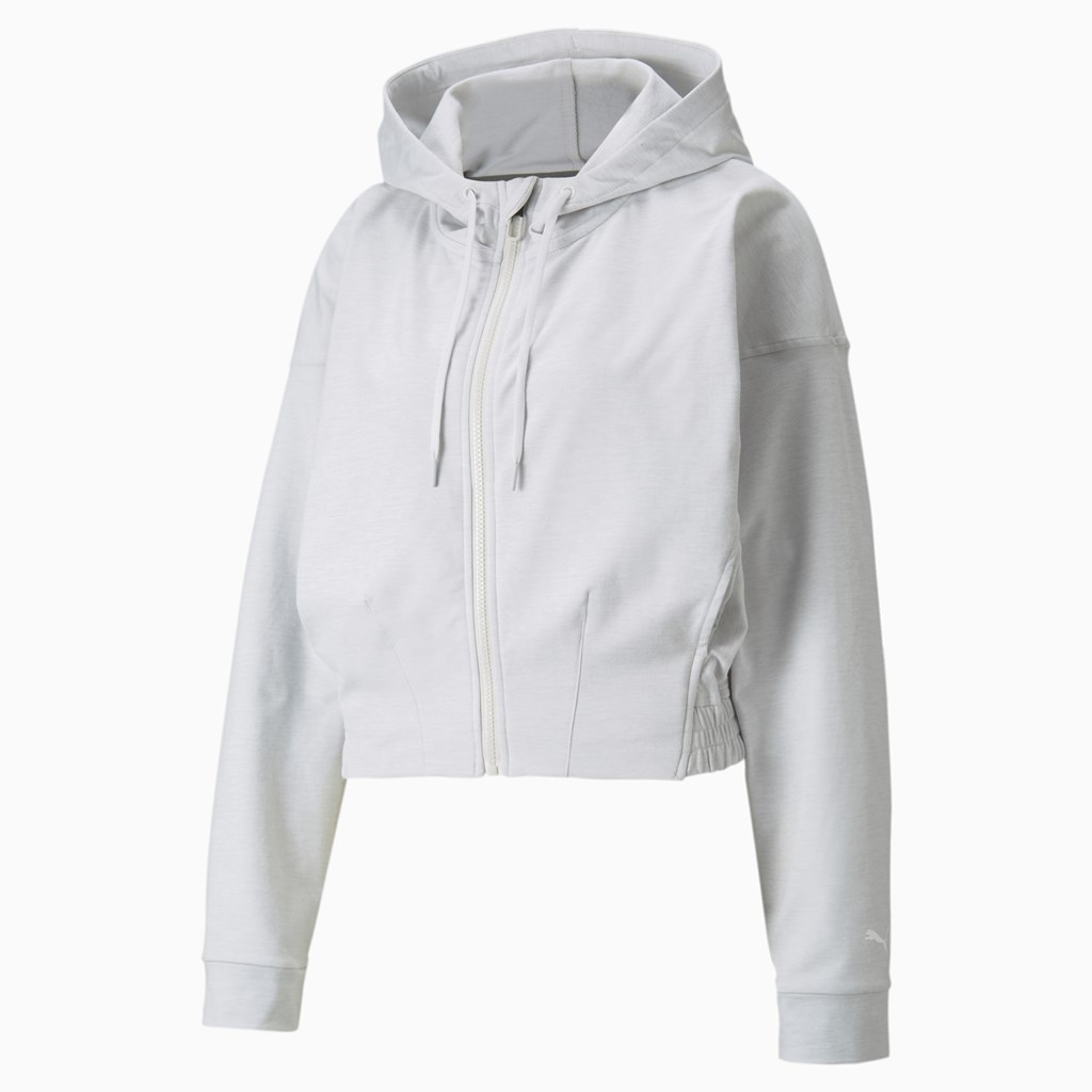 Puma CLOUDSPUN Full-Zip Trænings Hættetrøje Dame Nimbus Cloud Heather | 102653XYV