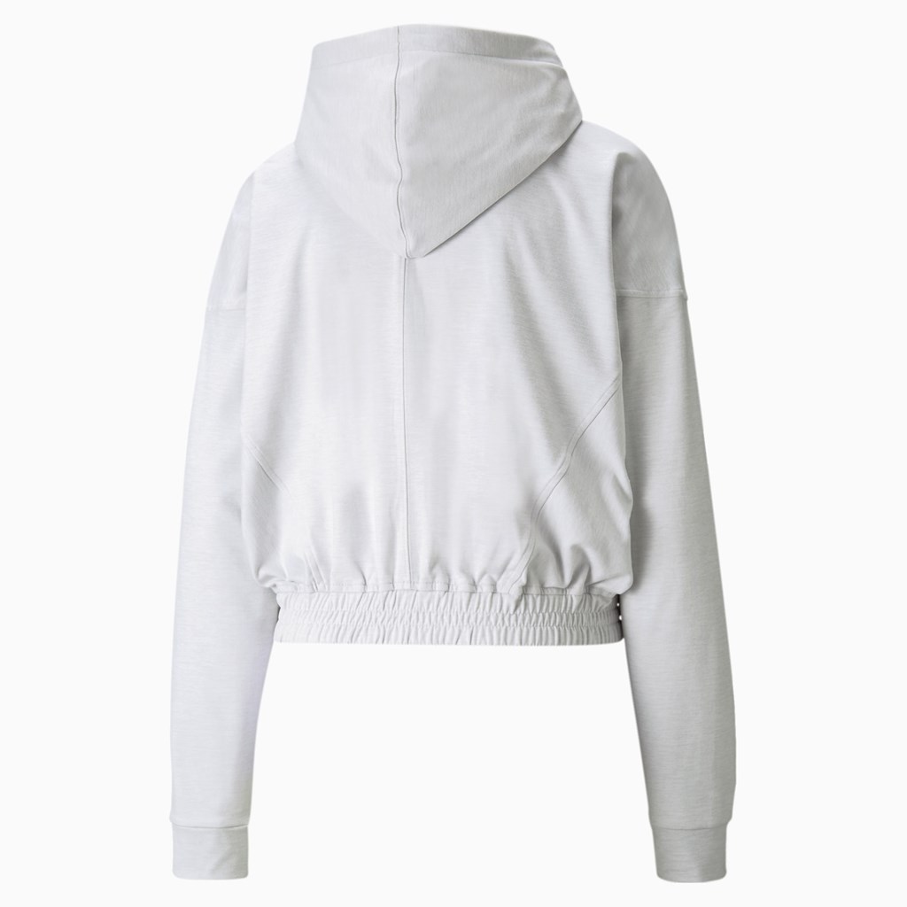 Puma CLOUDSPUN Full-Zip Trænings Hættetrøje Dame Nimbus Cloud Heather | 102653XYV