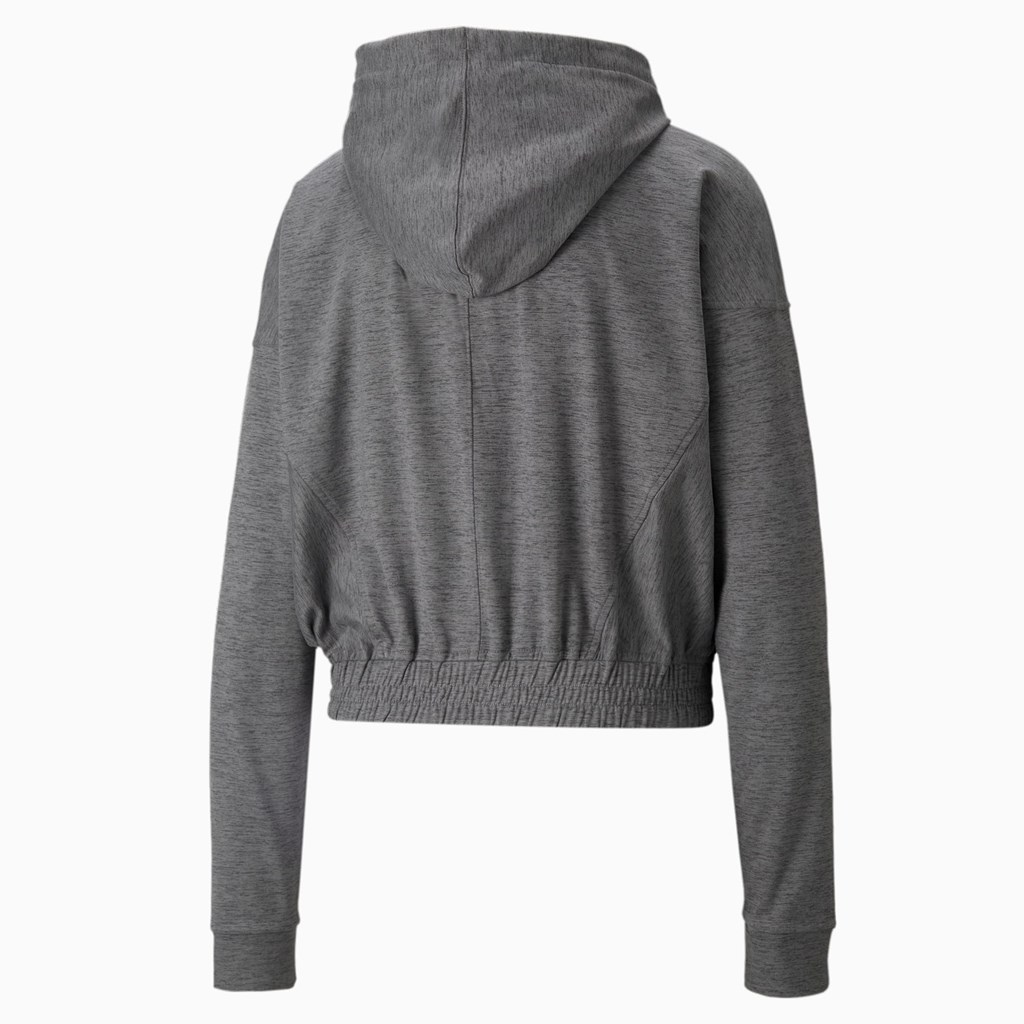 Puma CLOUDSPUN Full-Zip Trænings Hættetrøje Dame Sort | 789534VUO