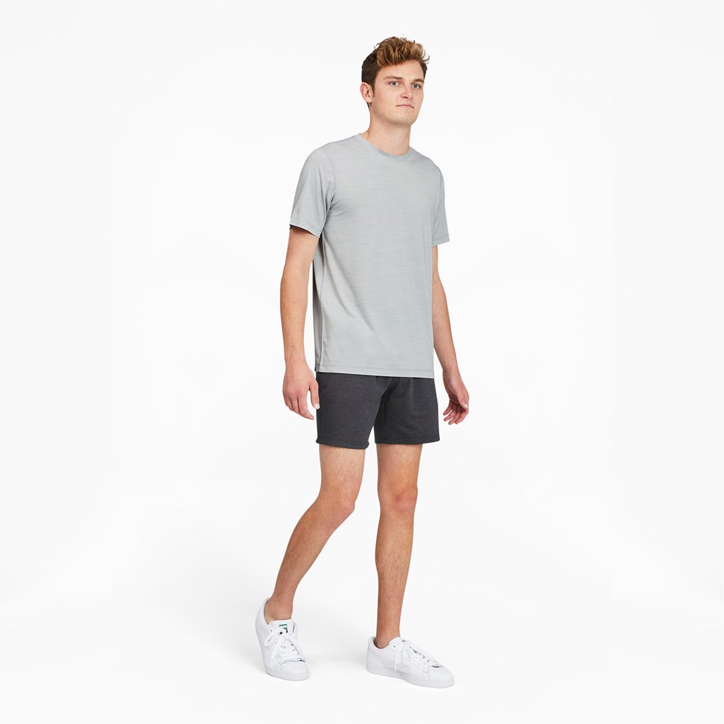 Puma CLOUDSPUN GRYLBL Golf Løbe T-shirt Herre High Rise Heather | 751649AKJ