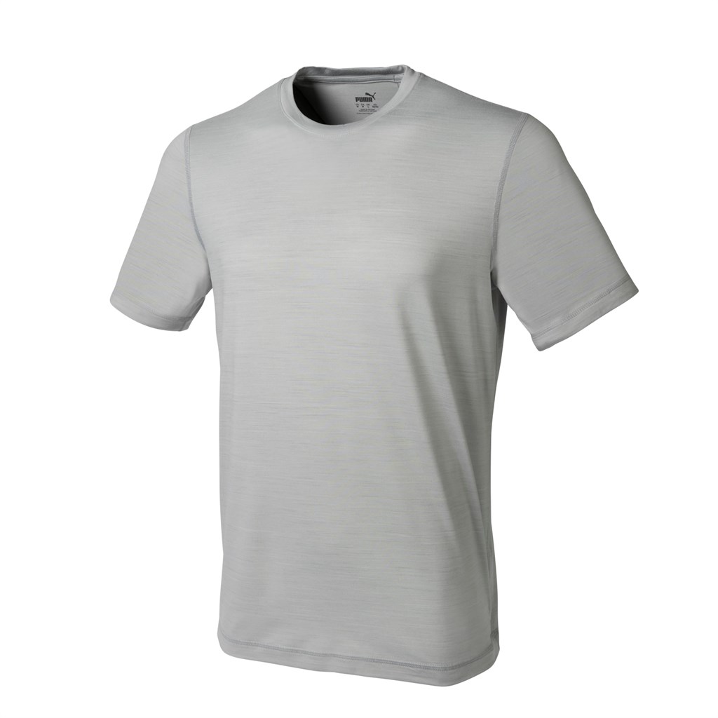 Puma CLOUDSPUN GRYLBL Golf Løbe T-shirt Herre High Rise Heather | 751649AKJ