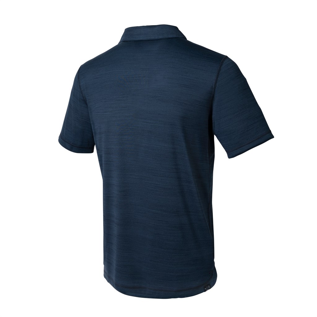 Puma CLOUDSPUN GRYLBL Golf Polo Polo Shirt Herre Mørkeblå | 756248FPV