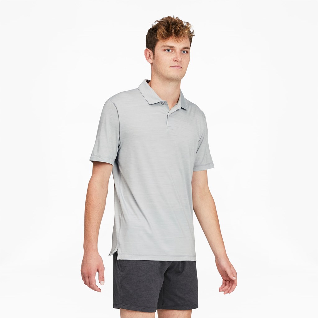 Puma CLOUDSPUN GRYLBL Golf Polo Shirt Herre High Rise Heather | 605871WSK