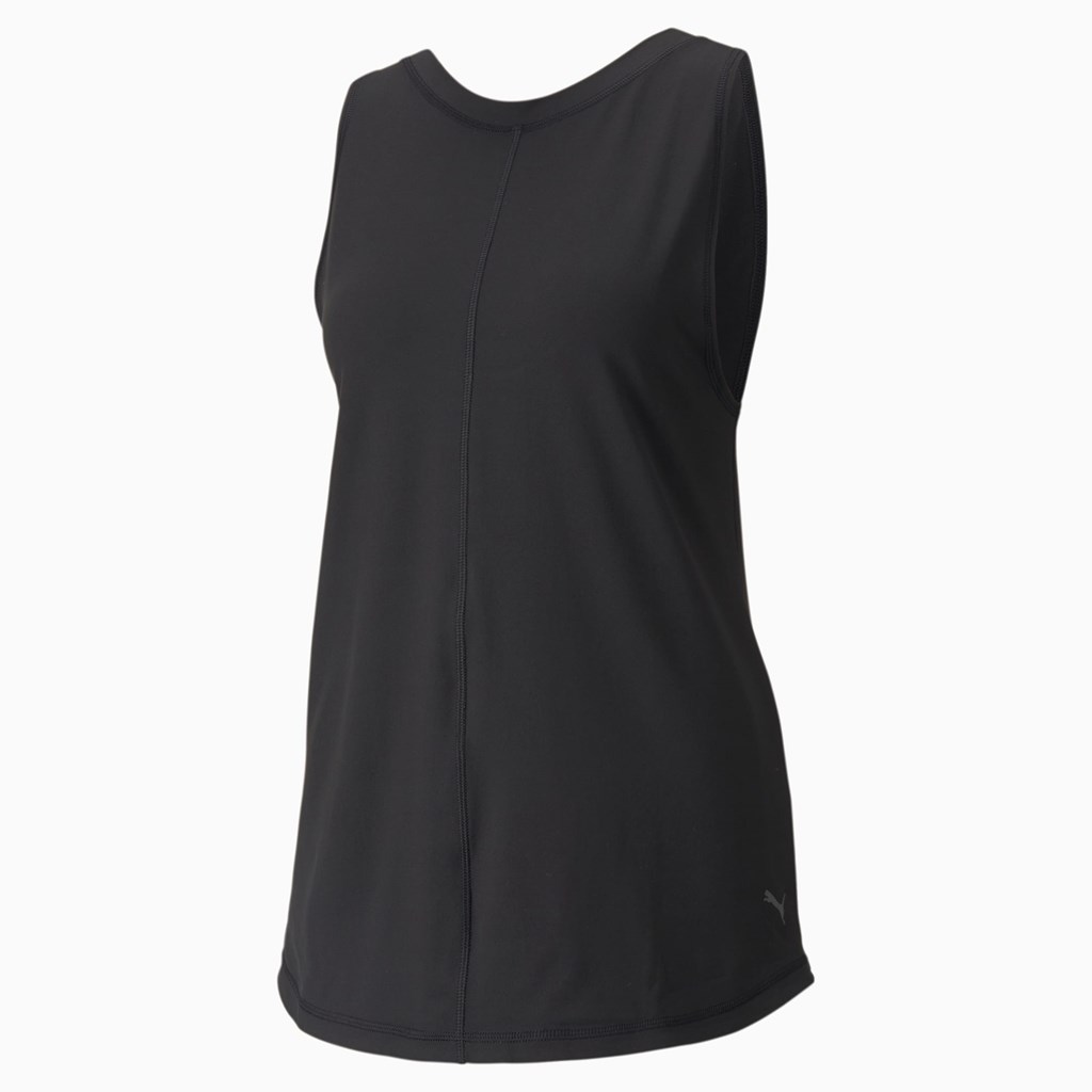 Puma CLOUDSPUN High Neck Trænings Tank Tops Dame Sort | FD9165472