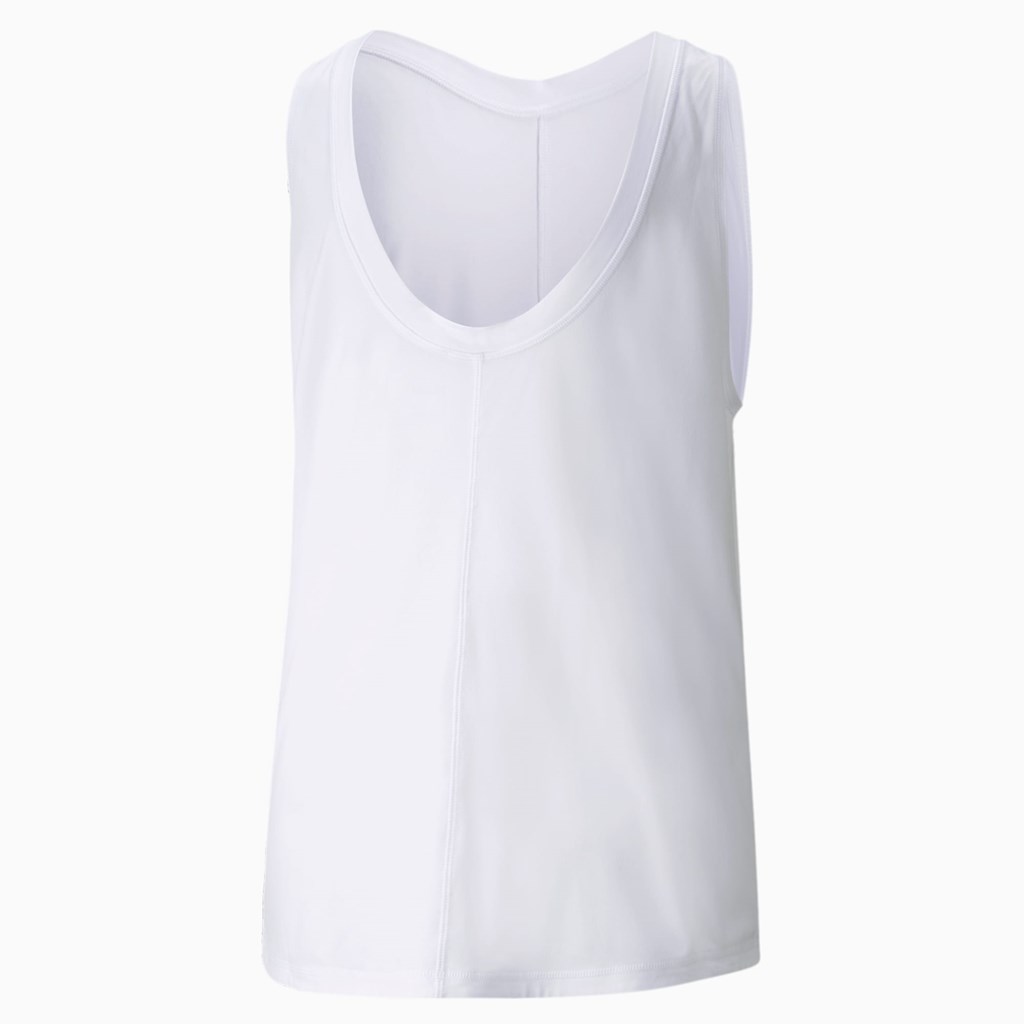 Puma CLOUDSPUN High Neck Trænings Tank Tops Dame Hvide | RU7860519