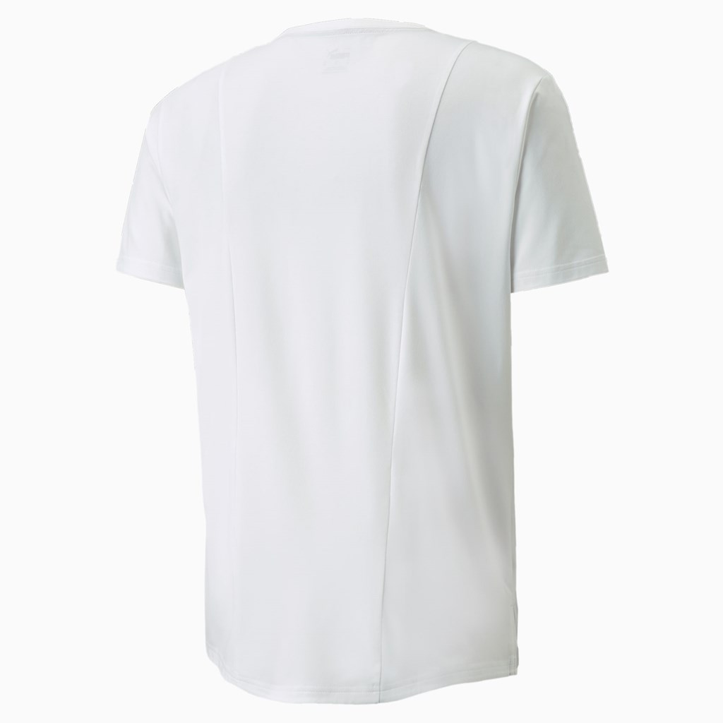 Puma CLOUDSPUN Kort Sleeve Trænings Løbe T-shirt Herre Hvide | 049125YGC