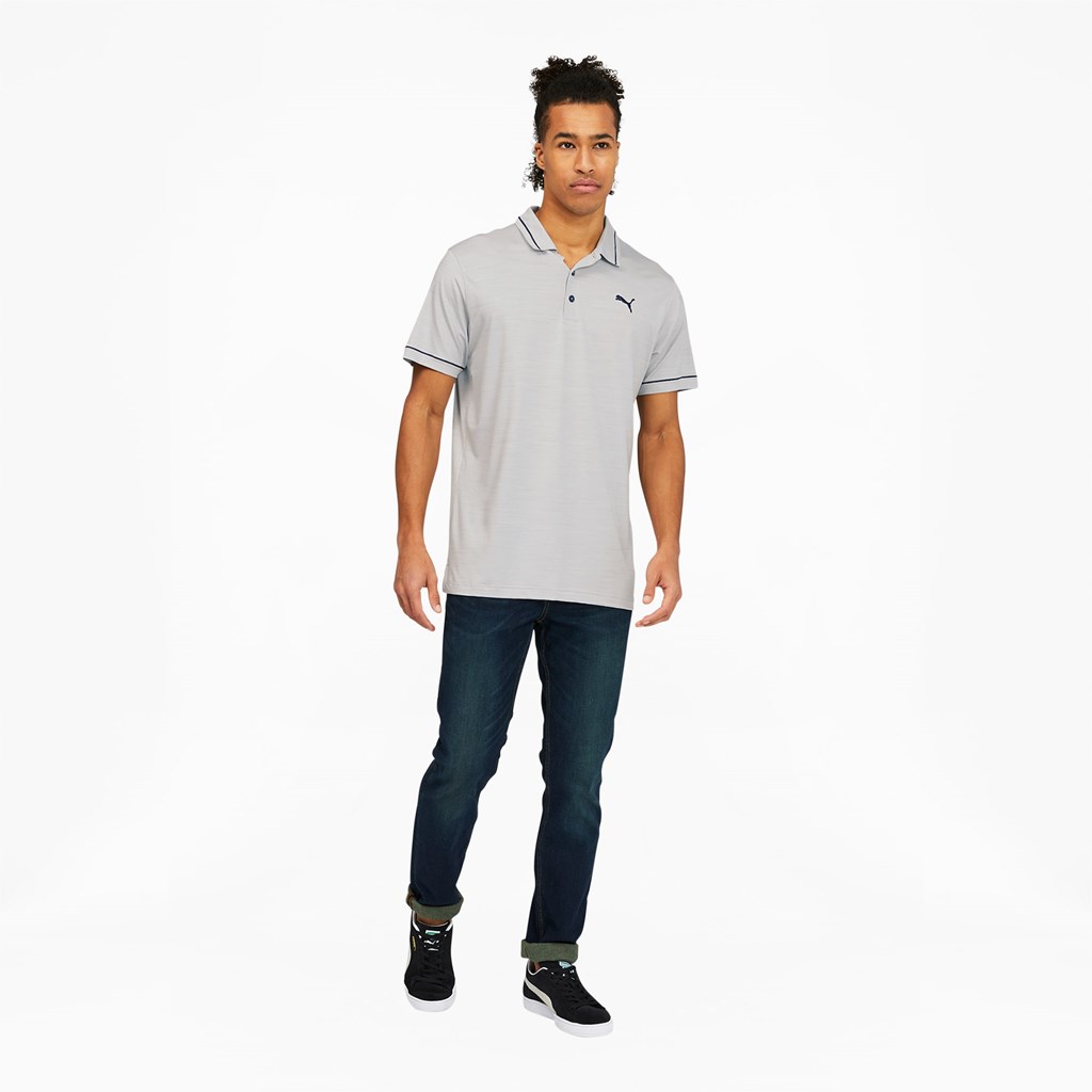 Puma CLOUDSPUN Monarch Golf Polo Shirt Herre Mørkeblå | 518093GYN