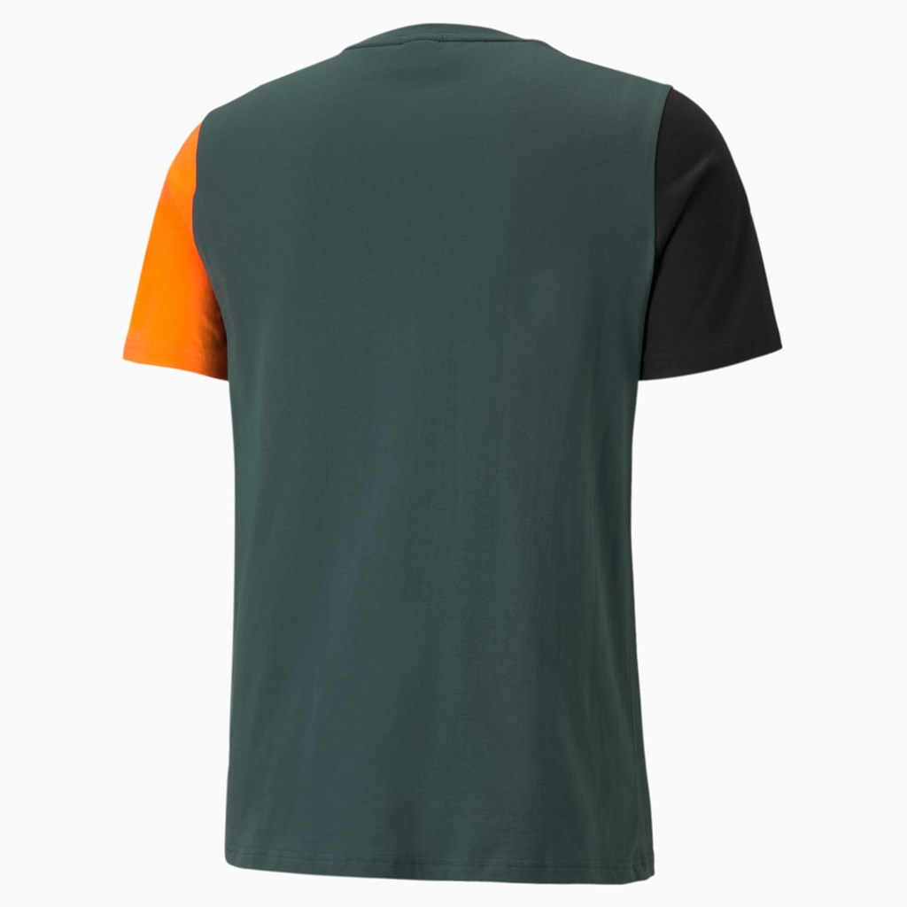 Puma CLSX Løbe T-shirt Herre Grøn | 015867GBI