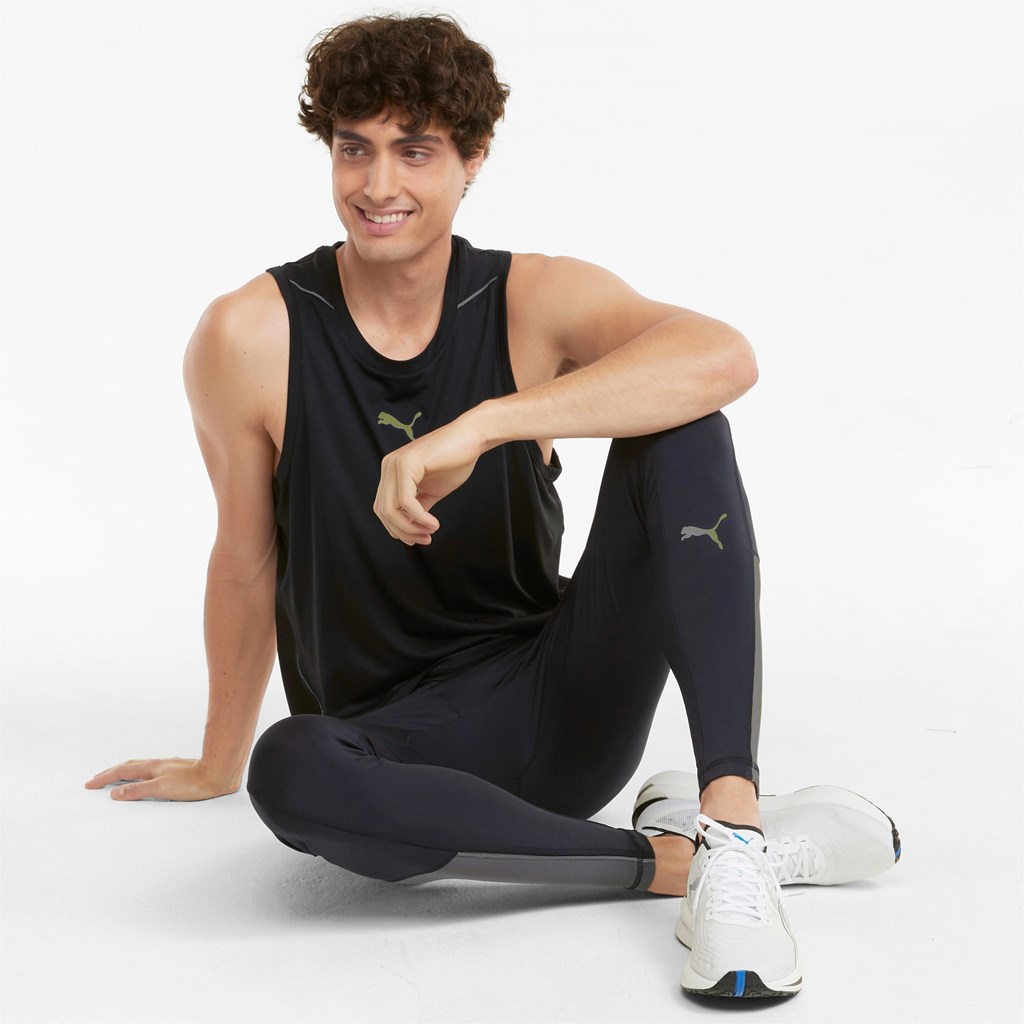 Puma COOLADAPT Long Løbe Tights Herre Sort | YX9175048