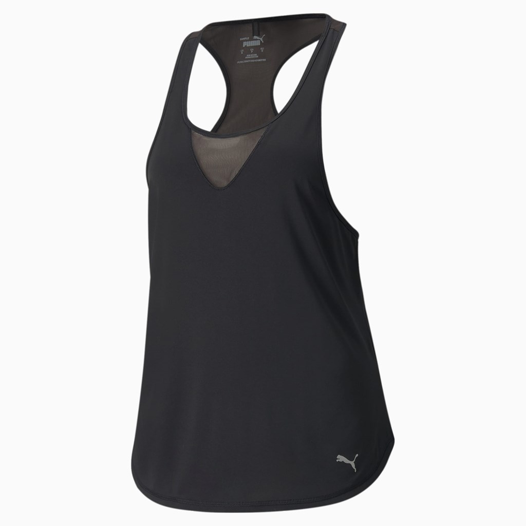 Puma COOLADAPT Løbe Tank Top Tank Tops Dame Sort | JI2183065