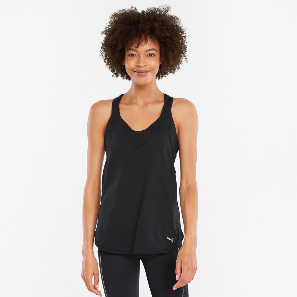 Puma COOLADAPT Løbe Tank Top Tank Tops Dame Sort | JI2183065