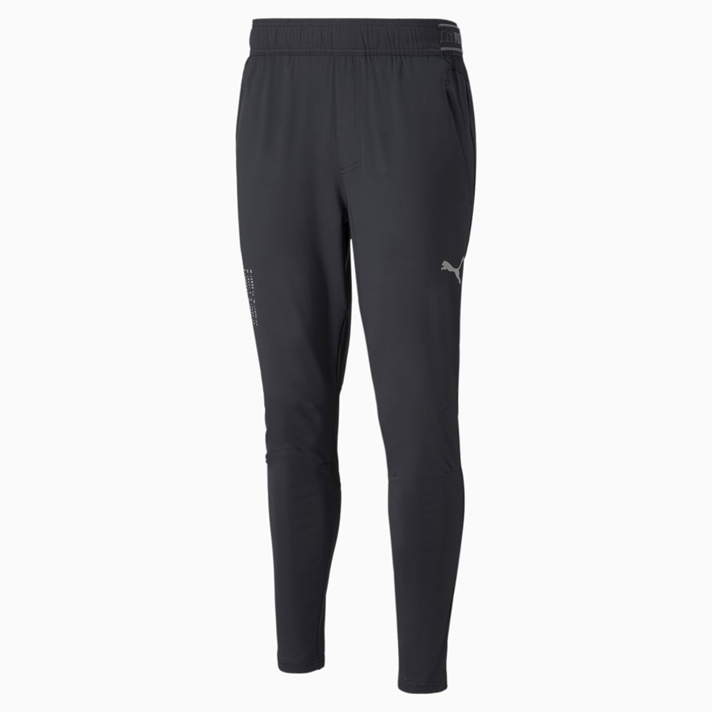 Puma COOLADAPT Tapered Løbe Bukser Herre Sort | 178064WZA