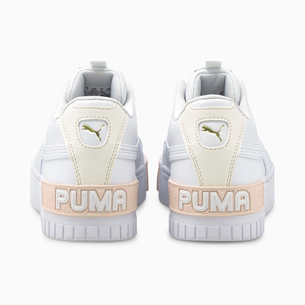 Puma Cali Sports Jr Sneakers Pige Hvide Hvide | ML0216543