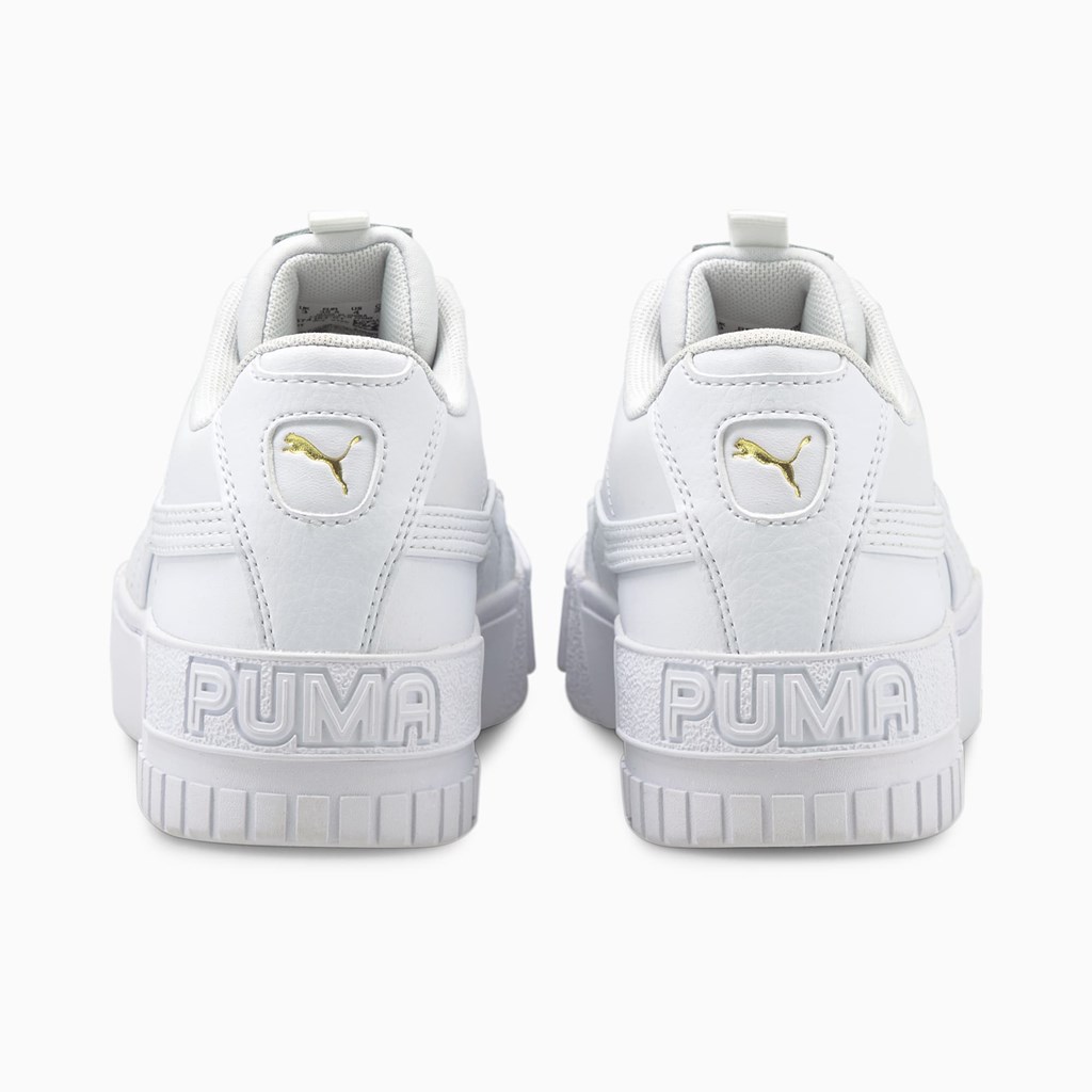 Puma Cali Sports Jr Sneakers Pige Hvide Hvide | QD3485169