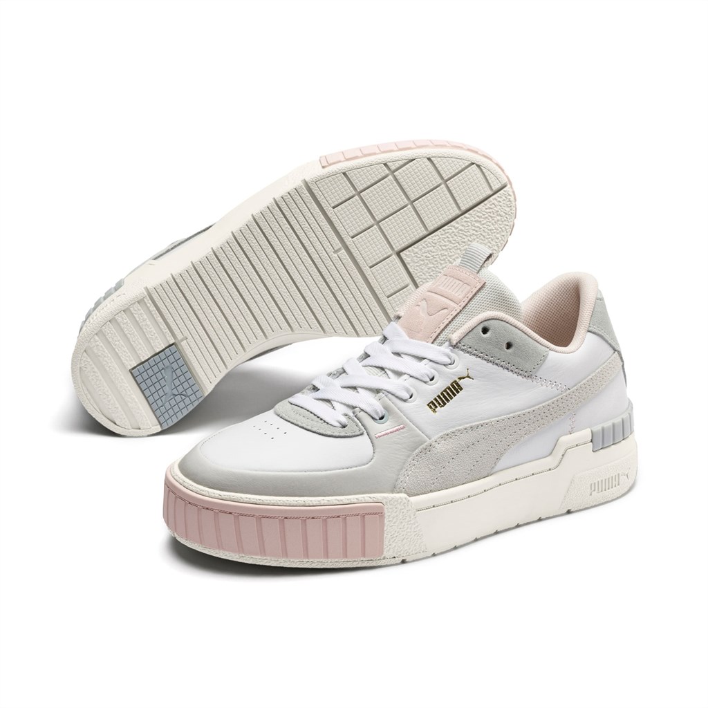 Puma Cali Sports Mix Sneakers Dame Hvide | IL2975043