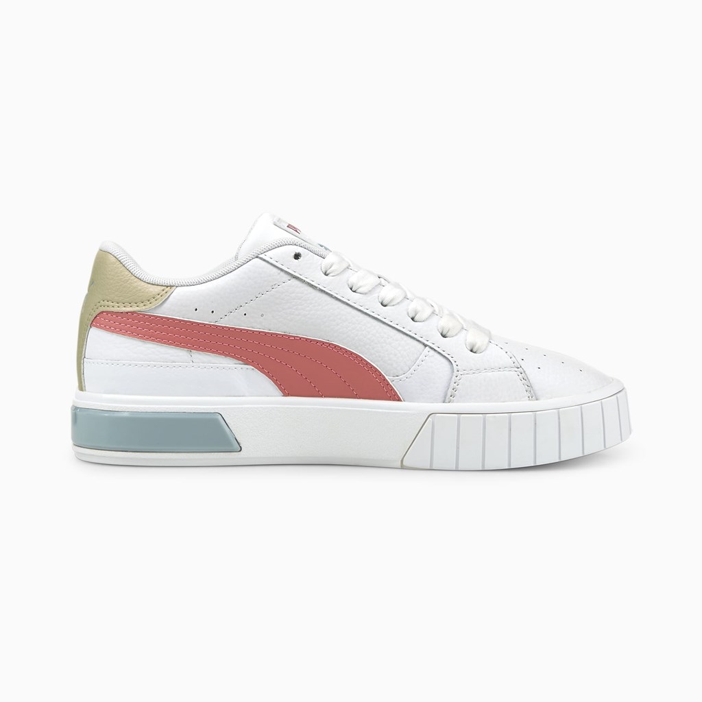 Puma Cali Star Sneakers Dame Hvide Blå | GR4371608