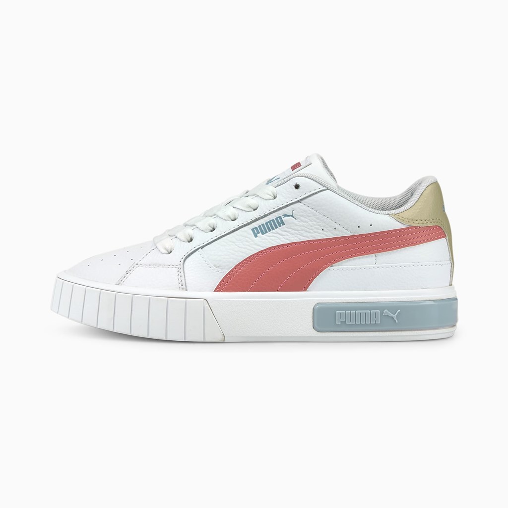 Puma Cali Star Sneakers Dame Hvide Blå | GR4371608