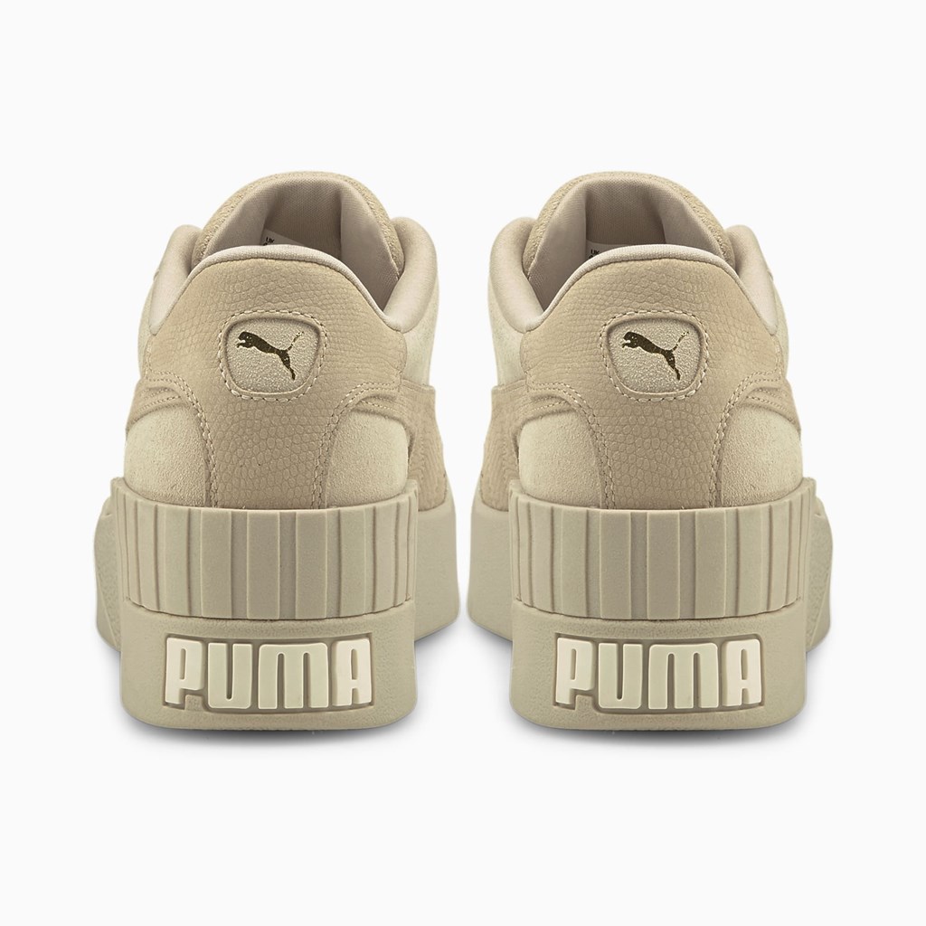 Puma Cali Wedge Tonal Sneakers Dame Guld | AD6290315