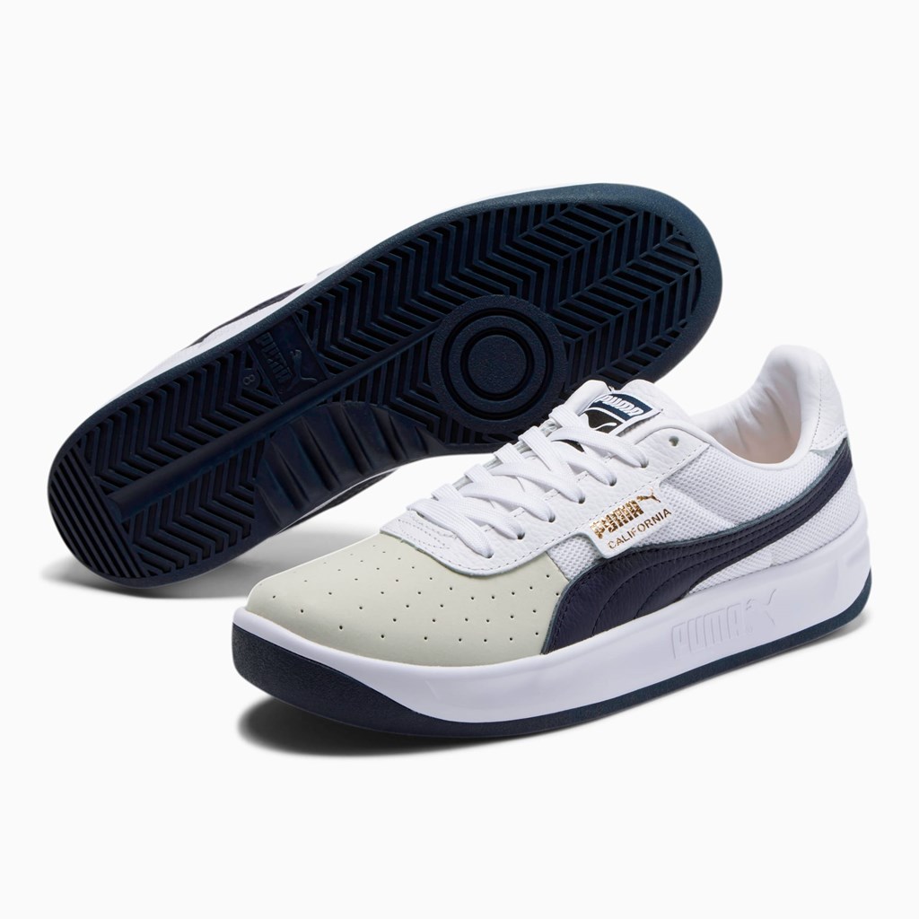 Puma California Casual Sneakers Herre Hvide Hvide | NG7986025